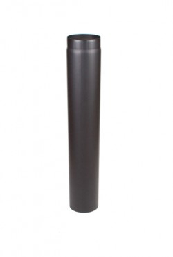 100 cm pijp 2mm Ø 125 Zwart