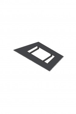 Adapterplaat voor front 65cm (Topper 3613)