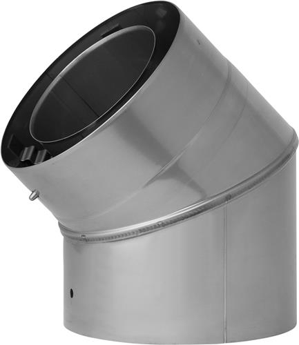 Concentrisch Deco Ø 100-150 bocht 45 graden