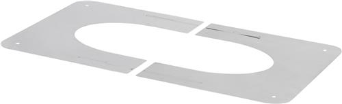 Concentrisch Deco Ø 100-150 centreerplaat hellend