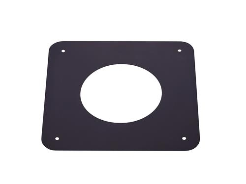 Concentrisch Deco Ø 100-150 centreerplaat plat Zwart
