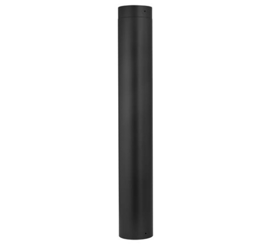 Concentrisch Deco Ø 100-150 pijp 100 cm zwart