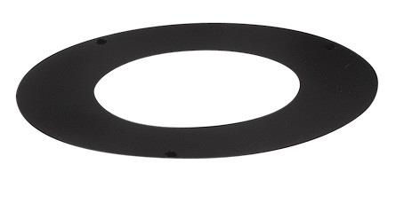 Concentrisch Deco Ø 100-150 rozet RVS Zwart