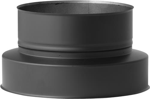 Holetherm Contra-aansluitstuk naar EW zwart Ø 300