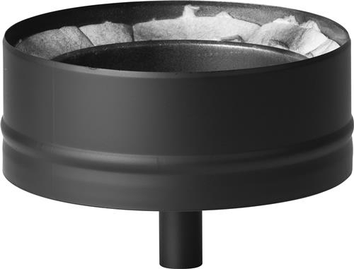 EVO-125 Deksel + condensafvoer zwart