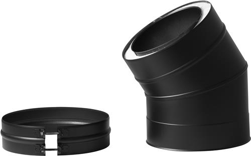 EVO-150 Bocht 30° zwart