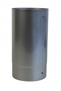 EW-Deco 130 RVS pijp 25 cm Zwart