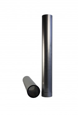 EW-Deco 150 RVS 1000 mm aansluitstuk Zwart
