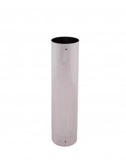 EW-Deco 150 RVS pijp lengte 500 mm Zwart