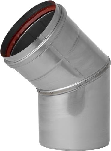 EWG-100 Bocht 45° silicone