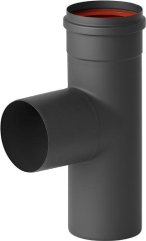 EWG-80 T-stuk 90° graden zwart DK-therm 910