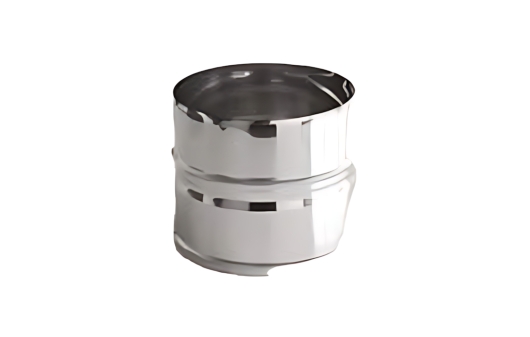 Flexinox Bofill Schouwplaat + aansluiting Ø 80 Zwart