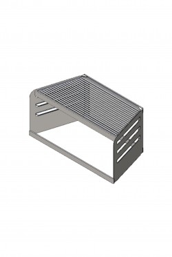 Front 65cm RVS barbecuerooster type HF