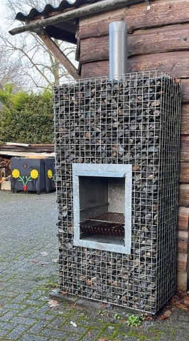Gardeco tuinhaard met BBQ