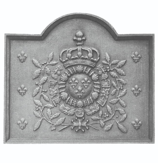 Haardplaat Armes de France 122/007