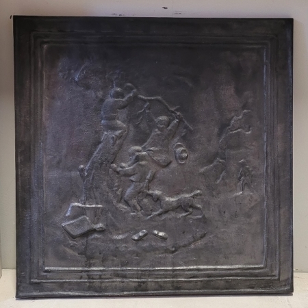 Haardplaat van gietijzer nr. 4