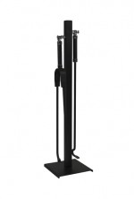 Haardstel 114/562-C Chroom Zwart