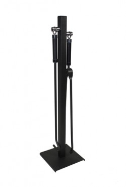 Haardstel 114/662 chroom/antraciet