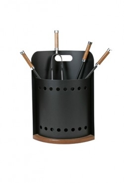 Haardstel 50.530L hout/zwart
