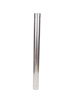 Holetherm 100 cm pijp enkelwandig Ø 080 Blank