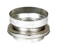 Holetherm contra-aansluitstuk boven (aspiromatic) Ø 240 HT-250 Zwart