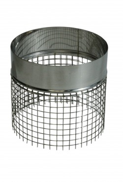 Holetherm gaas-adapter voor regenkap enkelwandig Ø 175