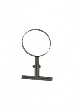 Holetherm muurbeugel RVS enkelwandig Ø 080 Blank