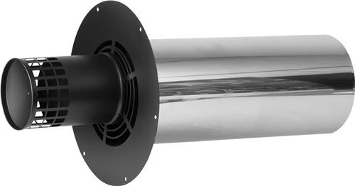 Holetherm Muurdoorvoer rond model Ø 130-200 Zwart