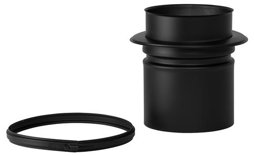 Holetherm Nisbus-aansluiting Ø 200 Zwart