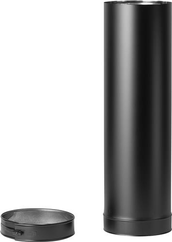 Holetherm paspijp (werkend 15 tot 45cm) Ø 100-150 zwart