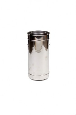 Holetherm paspijp werkend 15-45cm Ø 130-200 Zwart
