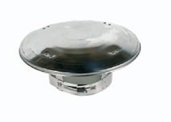 Holetherm regenkap RVS enkelwandig Ø 350
