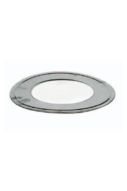 Holetherm rozet RVS enkelwandig Ø 80 Blank