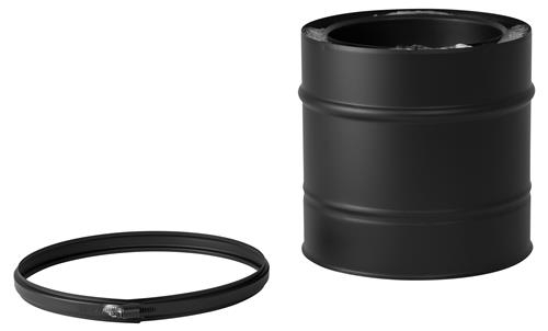 Holetherm Sectie 200 mm Ø 200 Zwart