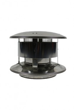 Holetherm trekkende regenkap met gaas Ø 450