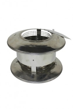 Holetherm trekkende regenkap met veegluik Ø 150