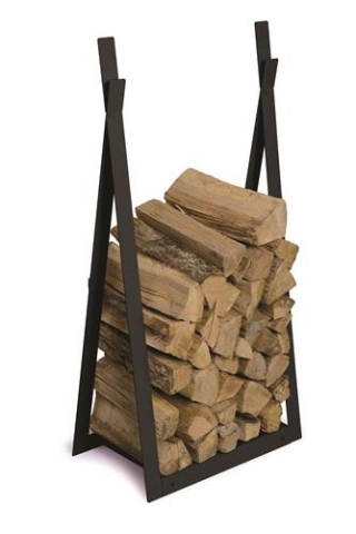 Houtopslag Tipi klein zwart