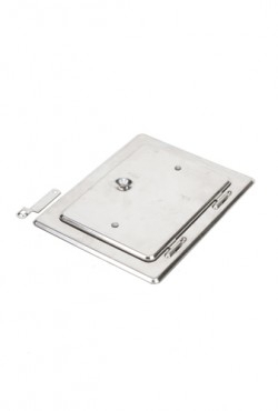 Inspectie-roetluik RVS + sleutel B=14cm H=20cm