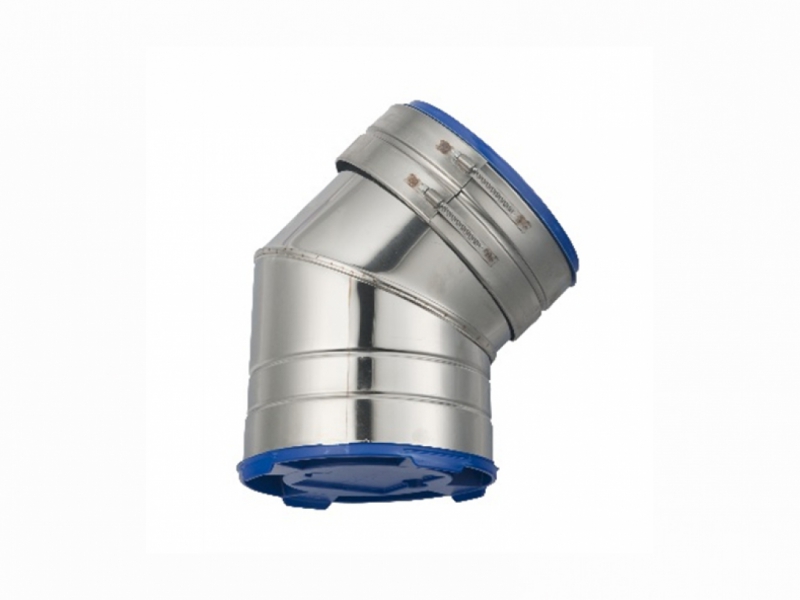 ISOduct Bocht 40° 125 mm