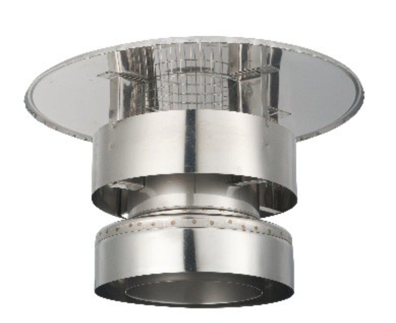ISOduct Trekkende Kap Gaas (Incl. Topsectie) 150 mm