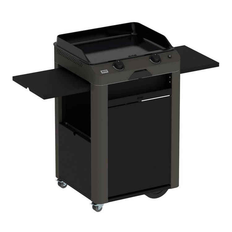 OUTR Combo Fusion cargo grijs - 60 - Plancha gas + roltafel