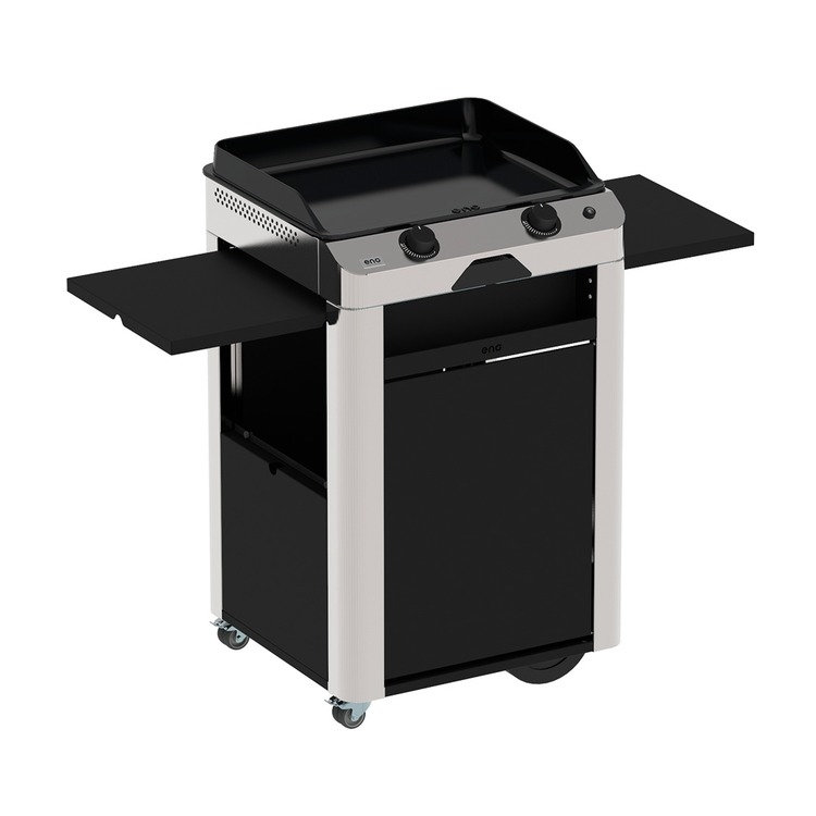 OUTR Combo Fusion inox - 60 - Plancha gas + roltafel