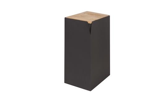Pellet- houtbak Eiffel klein zwart