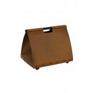 Pellet/houttas 50.046M bruin leer