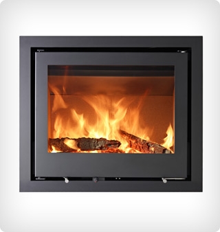 Inbouw houtkachel modern