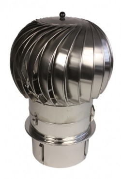 Turbowent draaikap rvs 300mm