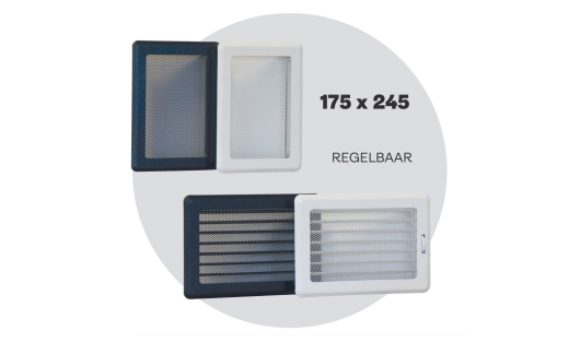 Unifire Luchtrooster inbouwhaard 175 x 245
