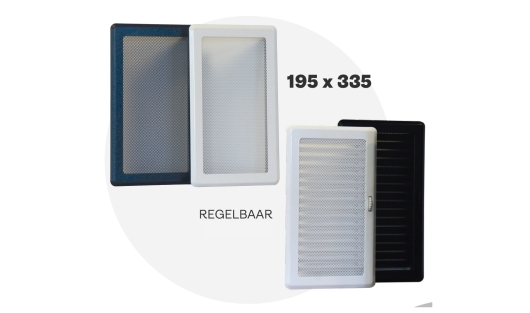 Unifire Luchtrooster inbouwhaard 195 x 335