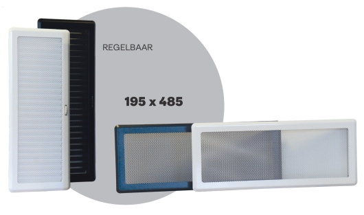 Unifire Luchtrooster inbouwhaard 195 x 485