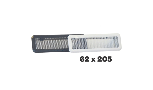 Unifire Luchtrooster inbouwhaard 62x205